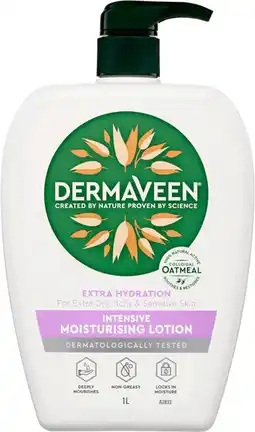 Priceline DermaVeen Extra Hydration Intensive Moisturising Lotion for Extra Dry, Itchy & Sensitive Skin offer