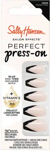 Priceline Sally Hansen Salon Effects Perfect Press-On Nails French Twist offer