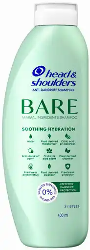 Priceline Head & Shoulders Bare Soothing Hydration Minimal Ingredients Anti-Dandruff Shampoo offer