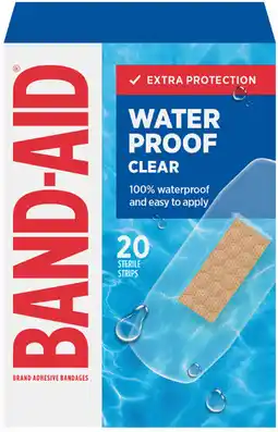 Priceline Band-Aid Waterproof Clear All One Size offer
