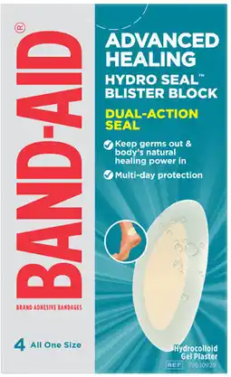 Priceline Band-Aid Advanced Healing Hydro Seal Blister Block Gel offer