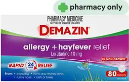 Priceline Demazin Allergy + Hayfever Relief Non-Drowsy 80 Tablets offer