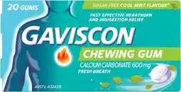 Priceline Gaviscon Chewing Gum offer