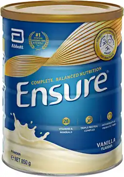 Priceline Ensure Vanilla Flavour offer