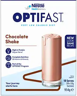 Priceline Optifast VLCD Shake Chocolate offer