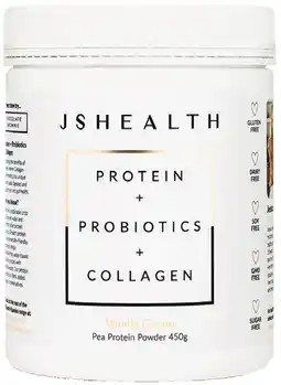 Priceline JSHealth Protein + Probiotics + Collagen Vanilla Cream offer