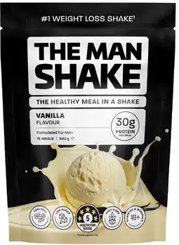 Priceline The Man Shake Vanilla offer