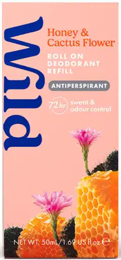 Priceline Wild Honey & Cactus Flower Roll On Deodorant Refill offer