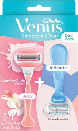 Priceline Gillette Smooth All Over Body + Intimate Duo Pack offer