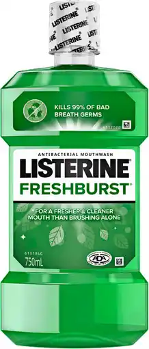 Priceline Listerine Freshburst Mouthwash offer
