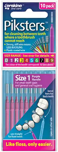 Priceline Piksters Interdental Brushes Size 1 Purple offer