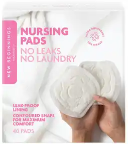 Priceline New Beginnings Regular Bamboo Nursing Pads offer