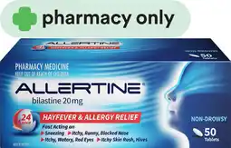 Priceline Allertine Bilastine 20mg 50 Tablets offer