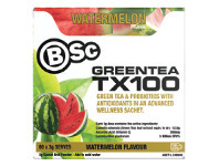 BSC Green Tea TX100 60 x 3g Watermelon Flavour