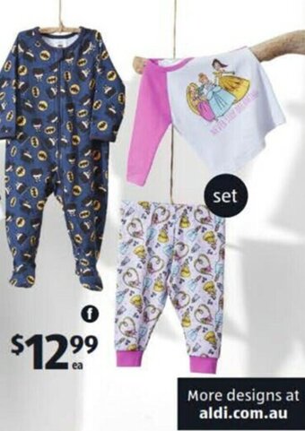 ALDI Infant Licensed Sleepwear offer