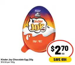 Ritchies Kinder Joy Chocolate Egg offer