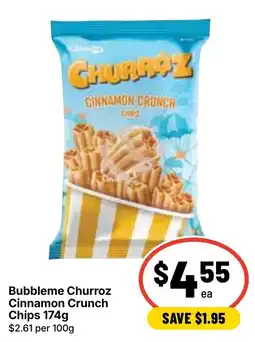 Ritchies Bubbleme Churroz Cinnamon Crunch Chips offer