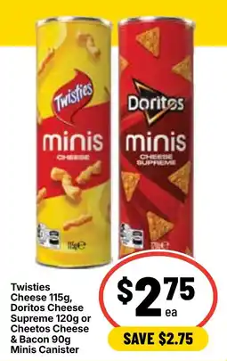Ritchies Twisties minis Cheese offer