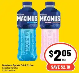 Ritchies Maximus Sports Drink 1 Litre offer