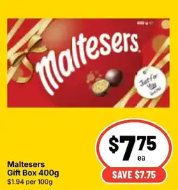Ritchies Maltesers Gift Box offer