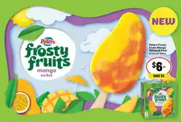 Ritchies Peters Frosty Fruits mango sorbet offer