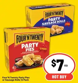 Ritchies Four'N Twenty Party Pies or Sausage Rolls offer