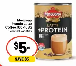 Ritchies Moccona Protein Latte Coffee offer