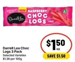 Ritchies Darrell Lea Choc Logs offer