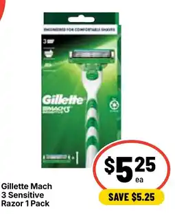 Ritchies Gillette Mach 3 Sensitive Razor offer