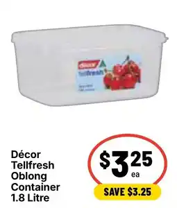 Ritchies Décor Tellfresh Oblong Container offer