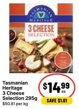 Ritchies Tasmanian Heritage 3 Cheese Selection offer