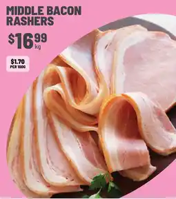 Ritchies Middle Bacon Rashers offer