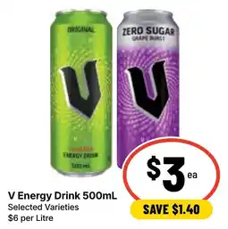 Ritchies V Energy Drink offer