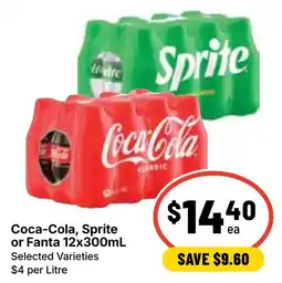 Ritchies Coca-Cola, Sprite or Fanta Selected Varieties offer