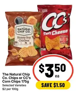 Ritchies The Natural Chip Co. Chips or CC's Corn Chips offer