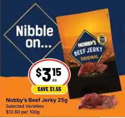 Ritchies Nibble on... Nobby's Beef Jerky offer