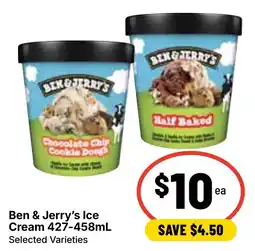 Ritchies Ben & Jerry's Ice Cream offer