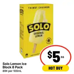 Ritchies Solo Lemon Ice Block offer