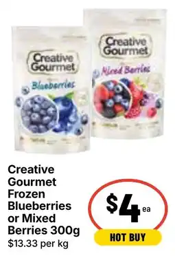Ritchies Creative Gourmet Frozen Blueberries or Mixed Berries offer