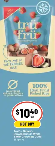 Ritchies Tru Fru Nature's Strawberries in White & Milk Chocolate offer