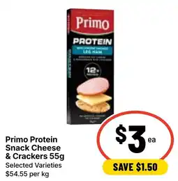 Ritchies Primo Protein Snack Cheese & Crackers offer