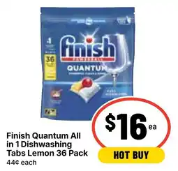 Ritchies Finish Quantum All in 1 Dishwashing Tabs Lemon offer
