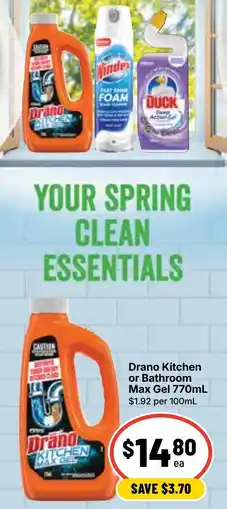 Ritchies Drano Kitchen Max Gel offer