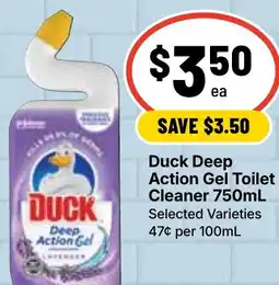 Ritchies Duck Deep Action Gel Toilet Cleaner offer