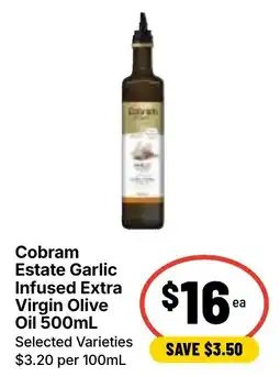 Ritchies Cobram Estate Garlic Infused Extra Virgin Olive Oil offer