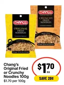 Ritchies Chang's Original Fried or Crunchy Noodles offer