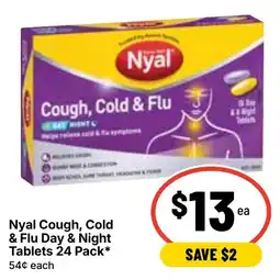 Ritchies Nyal Cough, Cold & Flu Day & Night Tablets offer