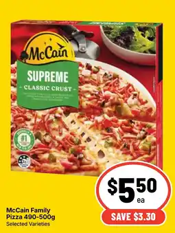 Ritchies McCain Family Pizza offer