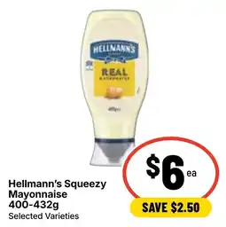 Ritchies Hellmann's Squeezzy Mayonnaise offer