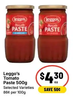 Ritchies Leggo's Tomato Paste offer